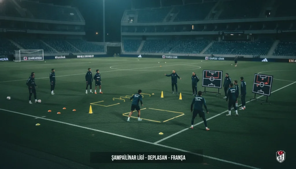 Galatasaray Lille Deplasmanı Öncesi Taktik Provasını Tamamladı
