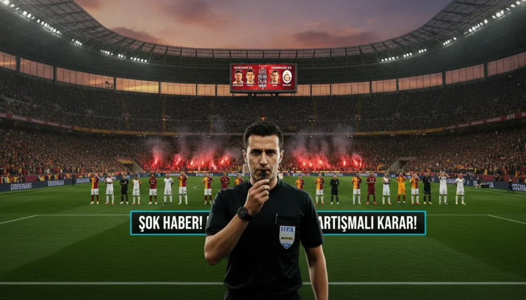 Süper Lig 7. Haftasında Hakem Düzeni Yenileniyor